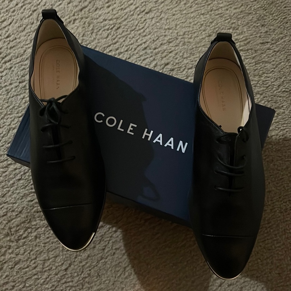 Cole Hann Grand Ambition Waterproof Lace Up leather shoes